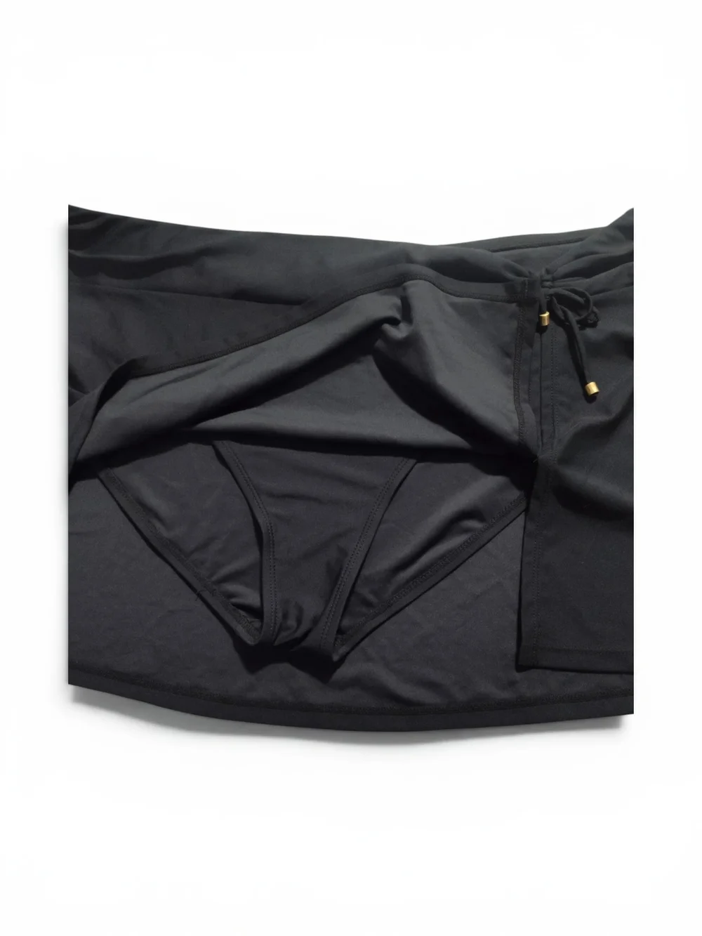 Time & Tru Black Swim Skort BottomsWomens Size 2X (20W-22W)